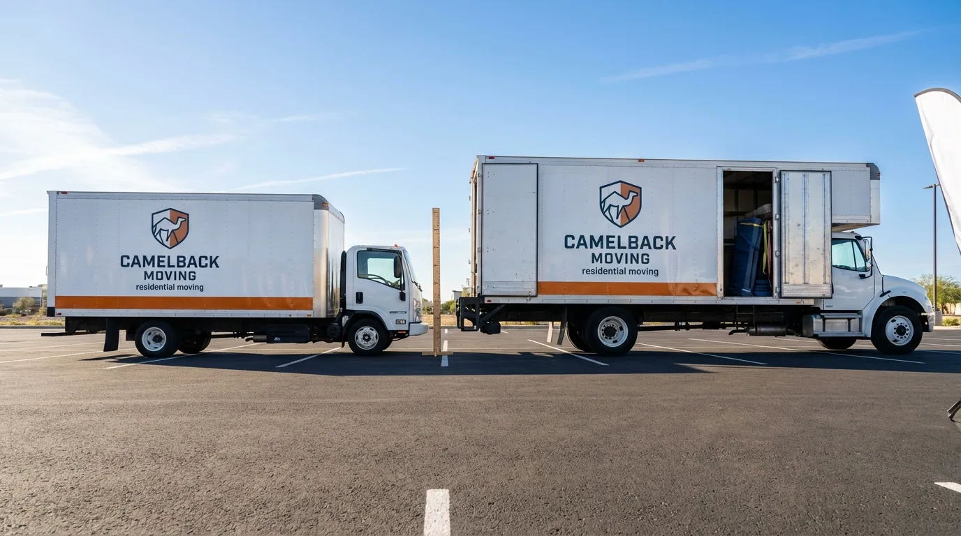 Moving truck size capacity guide in Hockessin